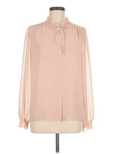 Pre-owned Wilfred Long Sleeve Blouse In Pink