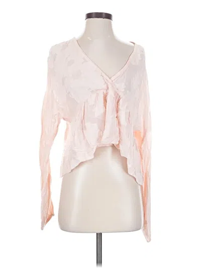 Pre-owned Wilfred Long Sleeve Blouse In Pink