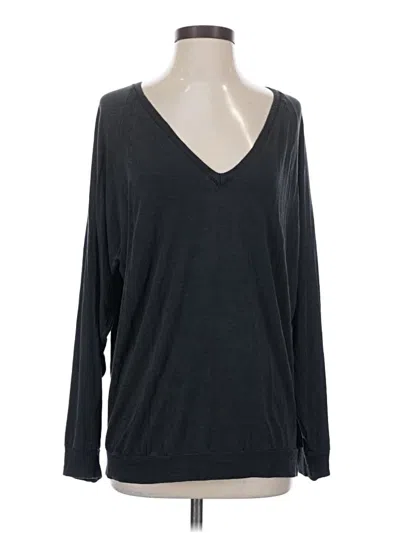 Pre-owned Wilfred Long Sleeve Top Gray V Neck Tops