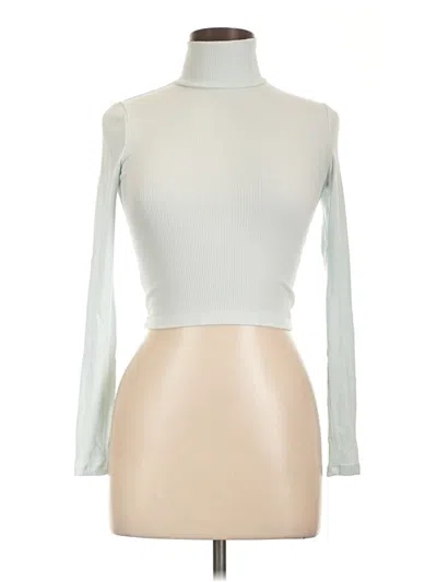 Pre-owned Wilfred Long Sleeve Top Ivory Turtleneck Tops