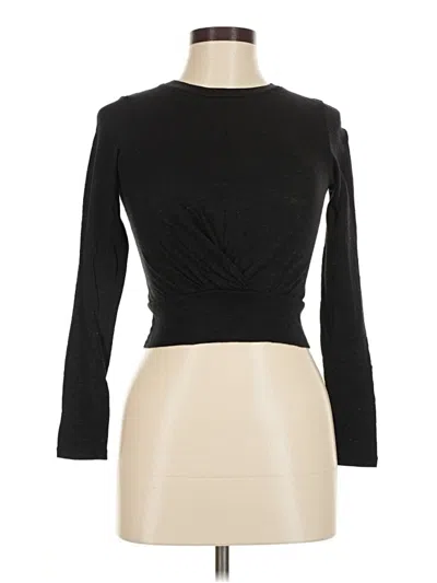 Pre-owned Wilfred Long Sleeve T-shirt In Black