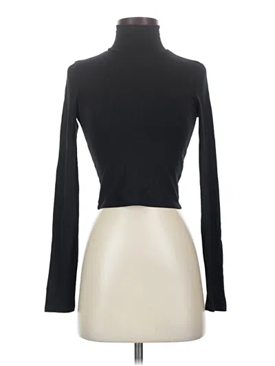 Pre-owned Wilfred Long Sleeve Turtleneck In Black
