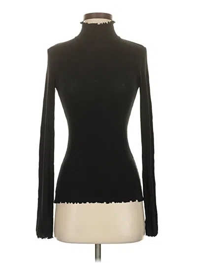 Pre-owned Wilfred Long Sleeve Turtleneck In Black