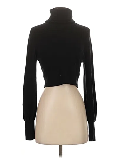 Pre-owned Wilfred Long Sleeve Turtleneck In Black