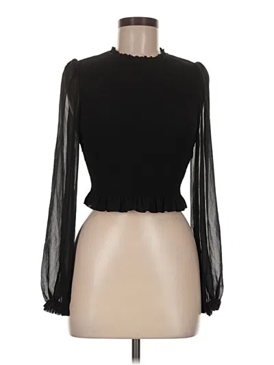 Pre-owned Wilfred Long Sleeve Turtleneck In Black