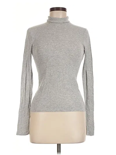Pre-owned Wilfred Long Sleeve Turtleneck In Gray