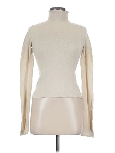 Pre-owned Wilfred Long Sleeve Turtleneck In Ivory