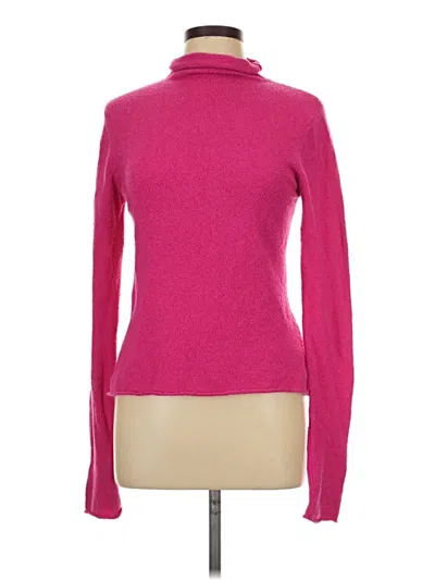 Pre-owned Wilfred Long Sleeve Turtleneck In Pink