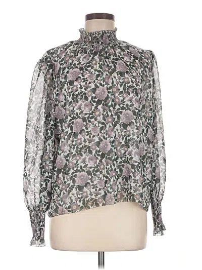 Pre-owned Wilfred Long Sleeve Turtleneck In Silver