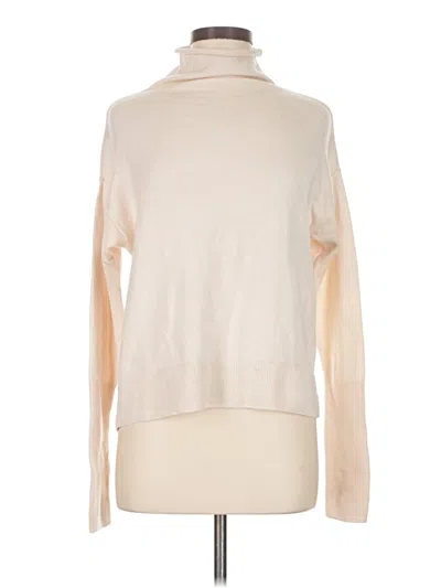 Pre-owned Wilfred Long Sleeve Turtleneck In White