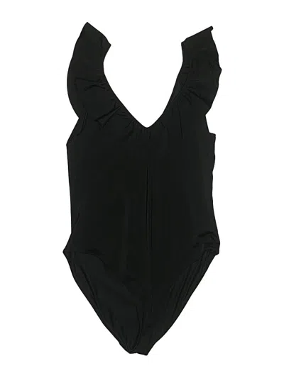 Pre-owned Wilfred One Piece Swimsuit In Black