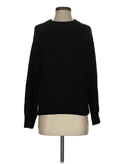 Pre-owned Wilfred Pullover Sweater In Black