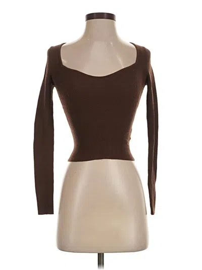 Pre-owned Wilfred Pullover Sweater In Brown