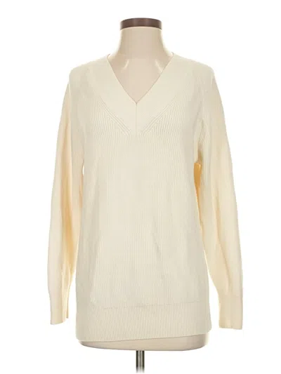 Pre-owned Wilfred Pullover Sweater In White