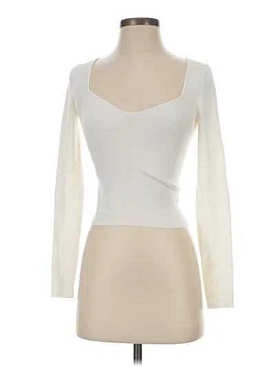 Pre-owned Wilfred Pullover Sweater In White