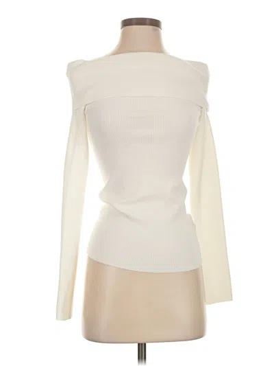 Pre-owned Wilfred Pullover Sweater In White