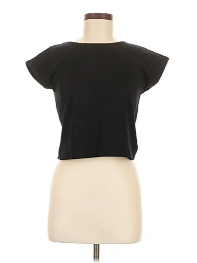 Pre-owned Wilfred Short Sleeve Top Black Boatneck Tops
