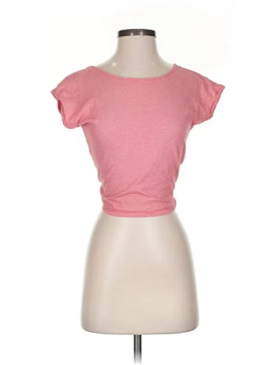 Pre-owned Wilfred Short Sleeve Top Pink Boatneck Tops