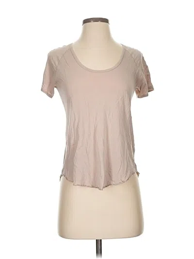 Pre-owned Wilfred Short Sleeve T-shirt In Brown