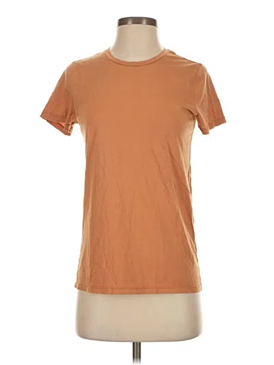 Pre-owned Wilfred Short Sleeve T-shirt In Brown