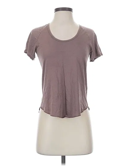 Pre-owned Wilfred Short Sleeve T-shirt In Brown