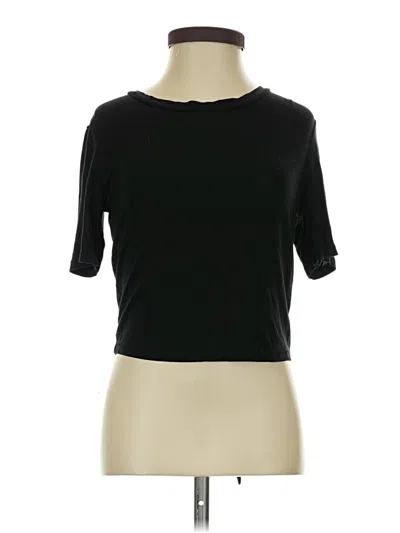 Pre-owned Wilfred Short Sleeve Turtleneck In Black