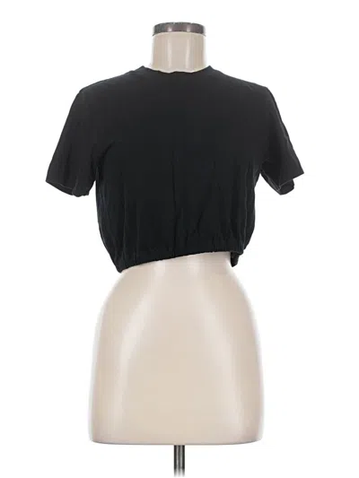 Pre-owned Wilfred Short Sleeve Turtleneck In Black