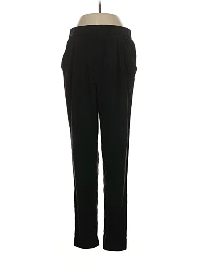 Pre-owned Wilfred Silk Pants In Black
