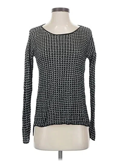 Pre-owned Wilfred Silk Pullover Sweater In Black