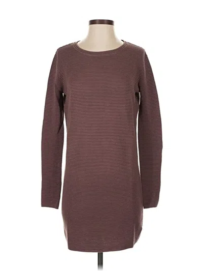 Pre-owned Wilfred Silk Pullover Sweater In Brown