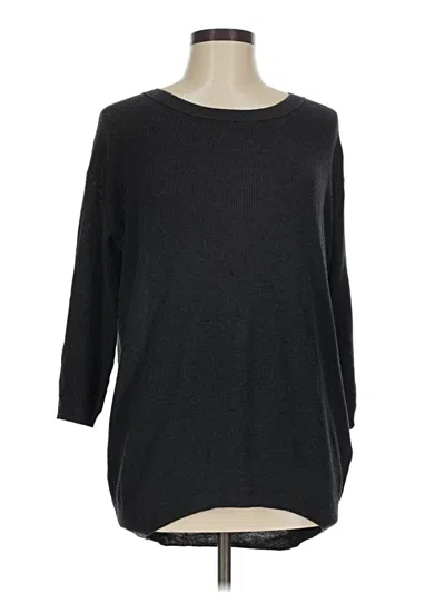 Pre-owned Wilfred Silk Pullover Sweater In Gray