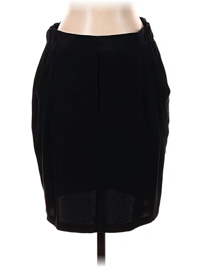 Pre-owned Wilfred Silk Skirt In Black