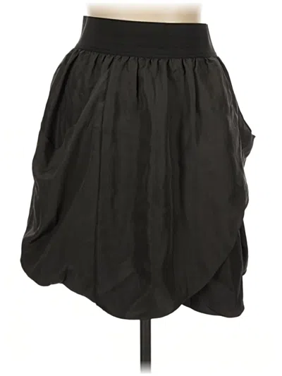 Pre-owned Wilfred Silk Skirt In Black