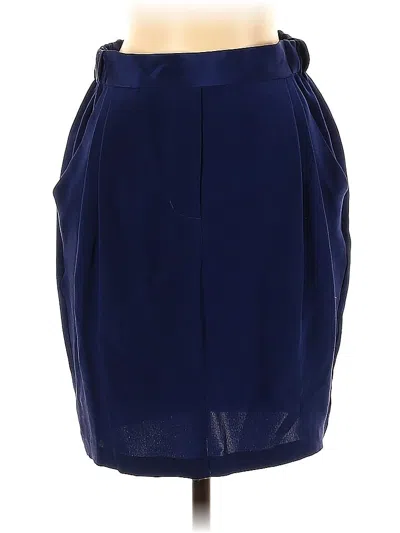 Pre-owned Wilfred Silk Skirt In Blue