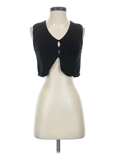 Pre-owned Wilfred Sleeveless Blouse In Black