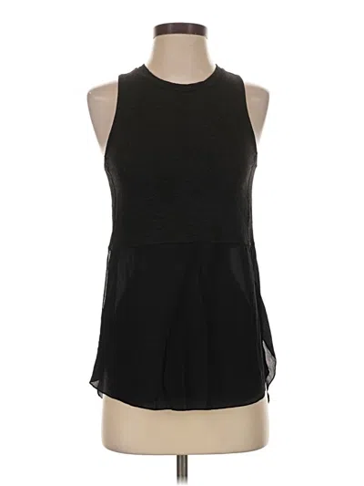 Pre-owned Wilfred Sleeveless Blouse In Black