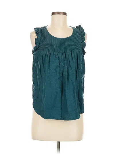 Pre-owned Wilfred Sleeveless Blouse In Blue