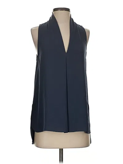 Pre-owned Wilfred Sleeveless Blouse In Blue