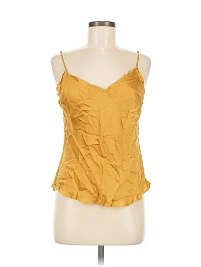Pre-owned Wilfred Sleeveless Blouse In Gold