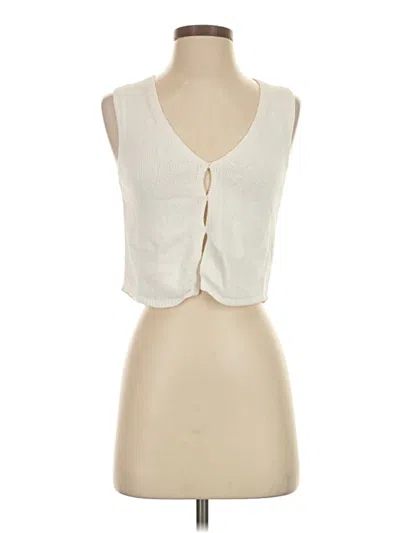 Pre-owned Wilfred Sleeveless Blouse In Ivory