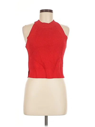 Pre-owned Wilfred Sleeveless Blouse In Red