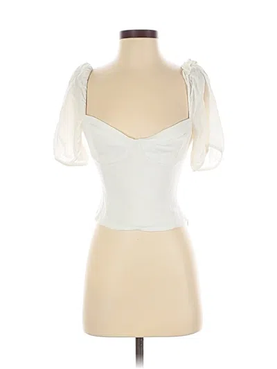Pre-owned Wilfred Sleeveless Blouse In White