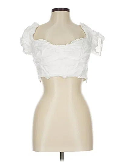 Pre-owned Wilfred Sleeveless Blouse In White