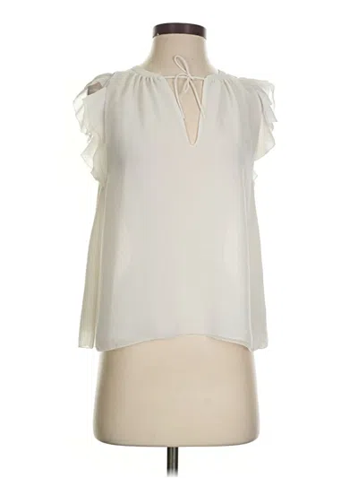 Pre-owned Wilfred Sleeveless Blouse In White