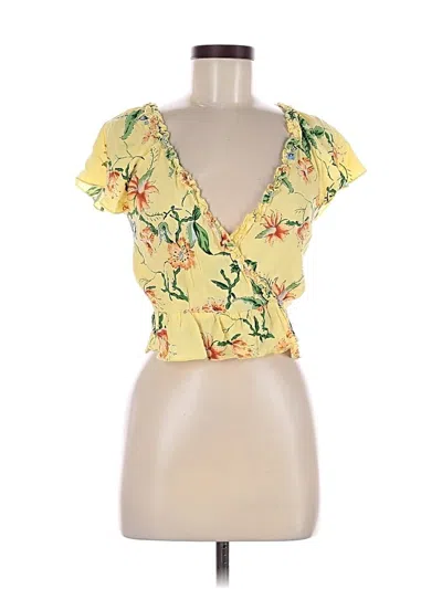 Pre-owned Wilfred Sleeveless Blouse In Yellow