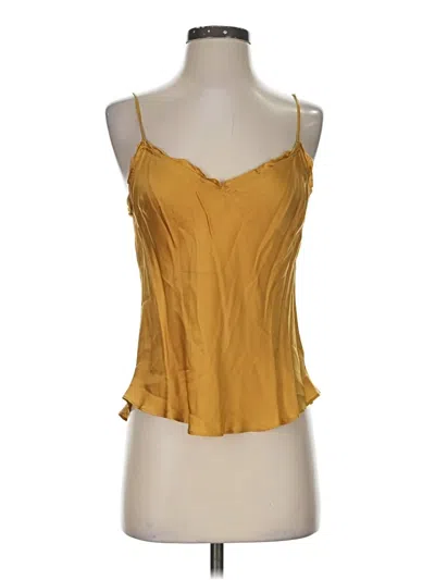 Pre-owned Wilfred Sleeveless Blouse In Yellow
