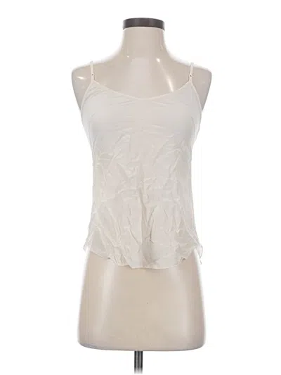 Pre-owned Wilfred Sleeveless Silk Top Ivory Strapless Neckline Tops