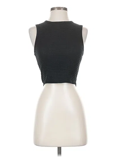Pre-owned Wilfred Sleeveless Top Black Halter Neckline Tops