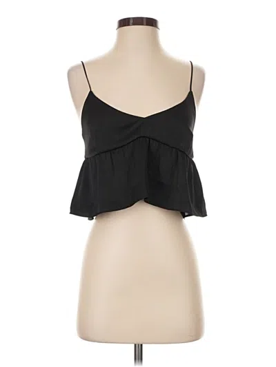 Pre-owned Wilfred Sleeveless Top Black Halter Neckline Tops