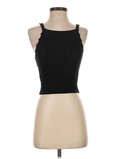 Pre-owned Wilfred Sleeveless Top Black Halter Neckline Tops